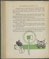 Illustration aus "Der wunderbare Zauberer von Oz" von Lyman Frank Baum