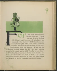 Illustration aus "Der wunderbare Zauberer von Oz" von Lyman Frank Baum