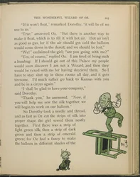 Illustration aus "Der wunderbare Zauberer von Oz" von Lyman Frank Baum