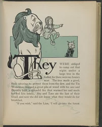 Illustration aus "Der wunderbare Zauberer von Oz" von Lyman Frank Baum