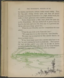 Illustration aus "Der wunderbare Zauberer von Oz" von Lyman Frank Baum