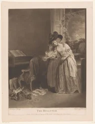 Junge Frauen entdecken, dass eine Katze den Vogel aus dem Käfig gefangen hat