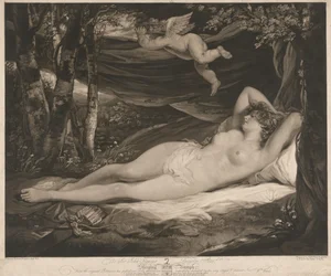 Die schlafende Nymphe