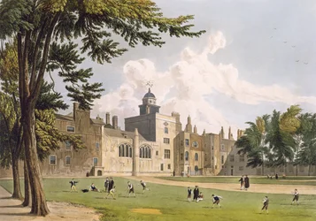 Charter House vom Spielplatz, aus 