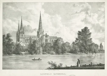 Lichfield Kathedrale - Südansicht