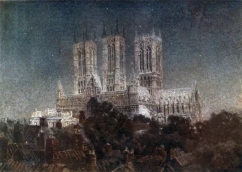 Lincoln bei Mondschein