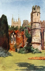 Wells, die Ruinen der Banketthalle