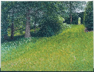 Garten, grauer Tag