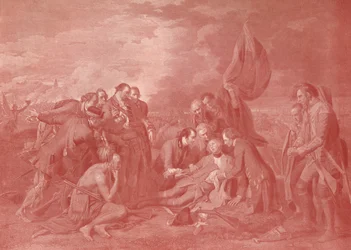 Der Tod von General Wolfe, um 1776, 1909
