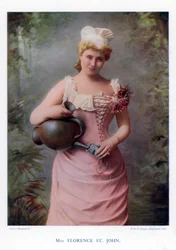 Florence St John, englische Schauspielerin und Sängerin, 1901