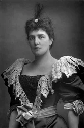 Lady Randolph Churchill 1854-1921, amerikanische Gesellschaftsschönheit, 1893