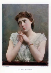 Lily Hanbury, englische Bühnenschauspielerin, 1901