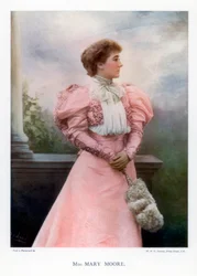 Mary Moore, englische Schauspielerin und Theaterleiterin, 1901.