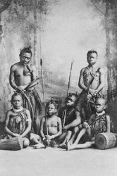 Pygmäen, frühes 20. Jahrhundert