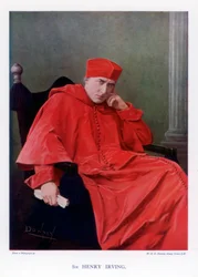 Sir Henry Irving, berühmter britischer Bühnenschauspieler der viktorianischen Ära, 1901