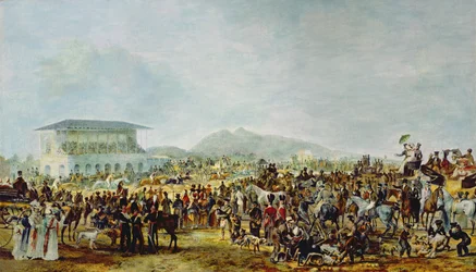 Ansicht der Musselburgh-Rennen
