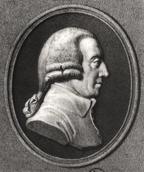 Porträt von einem Medaillon von Adam Smith (1723-90)
