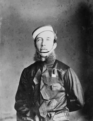 Captain Willoughby W. Hooper in Madras-Kavallerie-Uniform, ca. 1870er Jahre
