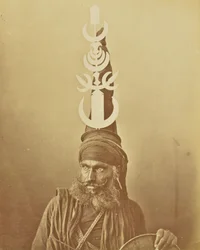 Porträt eines Nihang oder Akali