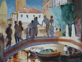 Ponte dei Pugni – letzter Sonnenstrahl