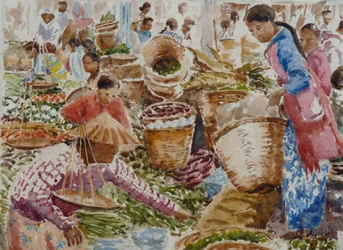 Gemüse, Nampan-Markt