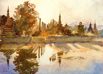 982 Sukhotai, Abendsonne