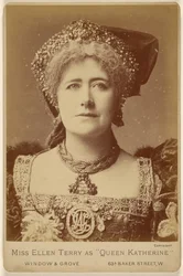 Miss Ellen Terry als "Königin Katherine"