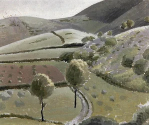 Italienische Landschaft in der Nähe des Lago di Piediluco, ca. 1920-23