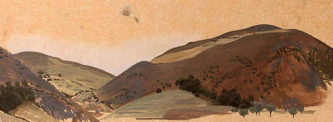 Landschaftsstudie für Santissima Trinita, ca. 1924