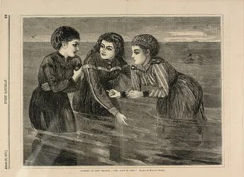 Baden in Long Branch—"Oh, ist es nicht kalt"