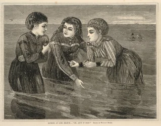 Baden in Long Branch - "Oh, ist das kalt!", aus Every Saturday, 26. August 1871
