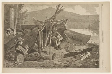 Zelten in den Adirondack Mountains