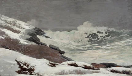 Küste im Winter, 1892