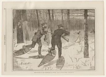 Hirschjagd in den Adirondacks im Winter