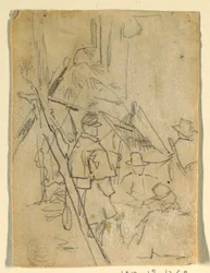 Ein Armeelager, 1862
