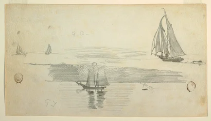 Vier Schoner, möglicherweise 1880