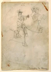 Zum Angriff blasen, ca. 1862