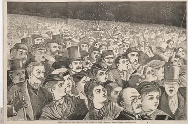 Feuerwerk in der Nacht des 4. Juli, 1868