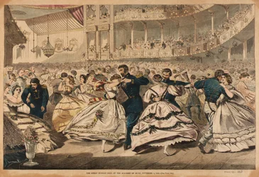 Großer russischer Ball in der Musikakademie - 5. Nov. 1863