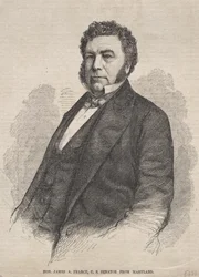 Der ehrenwerte James A. Pearce, US-Senator aus Maryland