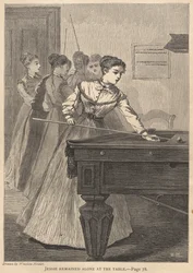 Jessie blieb allein am Tisch