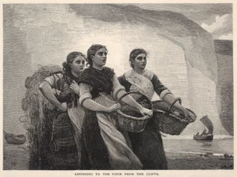 Hören auf die Stimme von den Klippen, aus The Century Magazine, November 1883