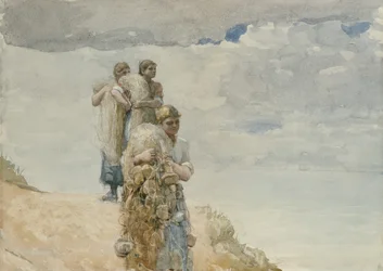 Auf der Klippe, Cullercoats, ca. 1881-82
