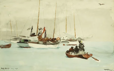 Schoner vor Anker, Key West, 1903