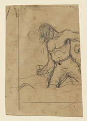 Stehender Mann (Studie für Sog)
