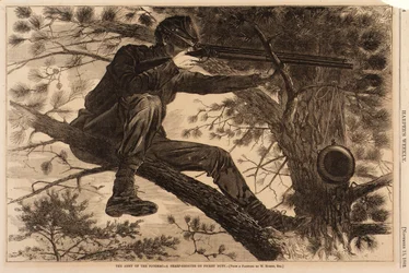 Die Armee des Potomac--Ein Scharfschütze im Wachdienst