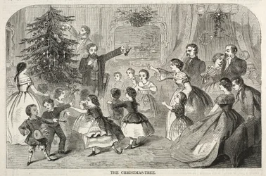 Der Weihnachtsbaum, 1858
