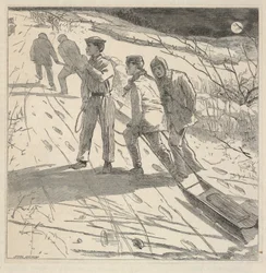 Die Mitternachtsküste, aus The Riverside Magazine for Young People, Januar 1867