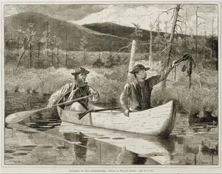 „Fallenstellen in den Adirondacks“