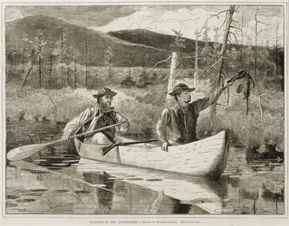 "Fallenstellen in den Adirondacks"